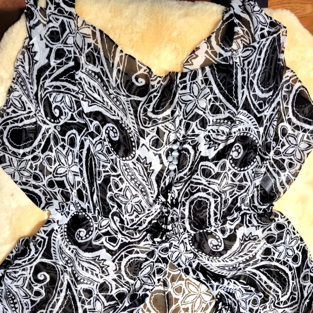 Nine West Sheer Top